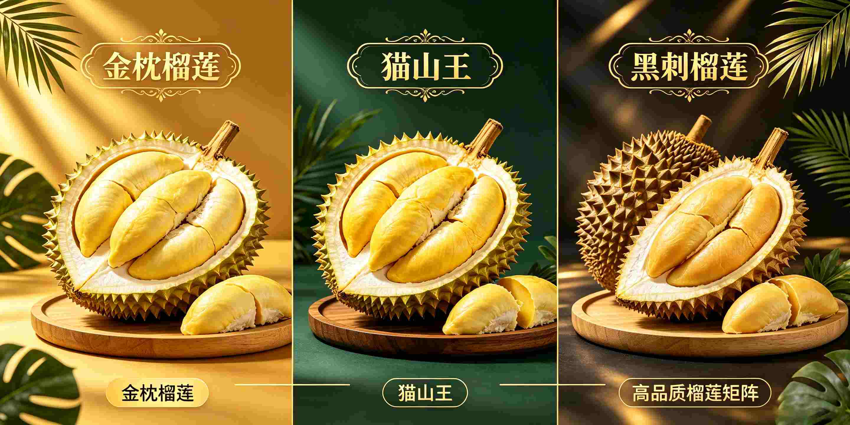榴鲜宝榴莲爆款产品矩阵展示